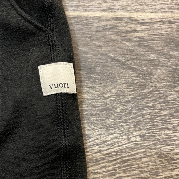 Vuori  Performance Black Jogger Pants with White Drawstring - Picture 3 of 10